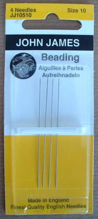 #10 Long Beading Needles - Click Image to Close